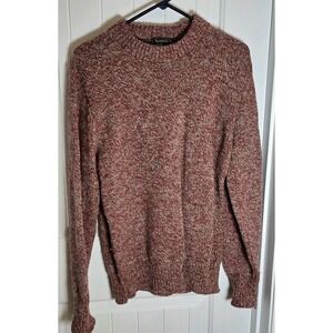Scottish Isle Sweater Women's M Heathered Red 85% Wool 15% Nylon Vintage